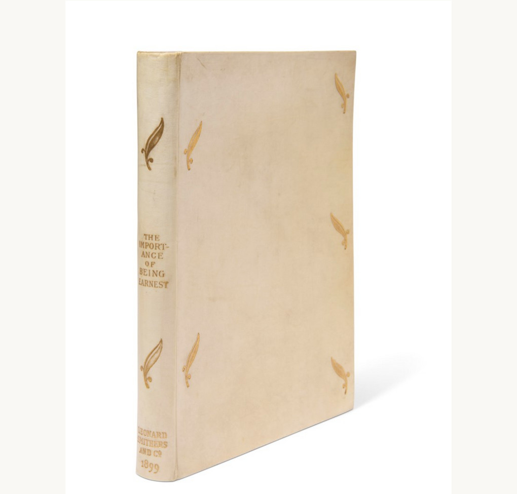 Auktion av Oscar Wilde-böcker