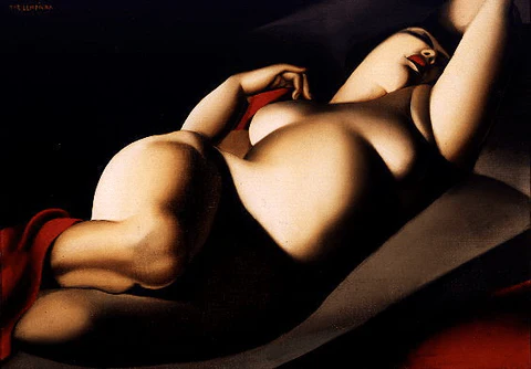 M&aring;lning av Tamara Lempicka p&aring; Auktion1