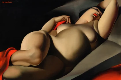 Målning av Tamara Lempicka på auktion
