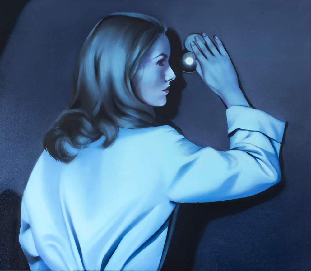 Patrycja Pietka L&aring;t mysteriet vara 2024 Olja Canvas 70 X 80 Cm Liten