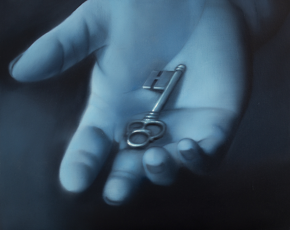 Patricia Heel The Answer 2024 Olja Canvas 40 X 50 Cm Liten