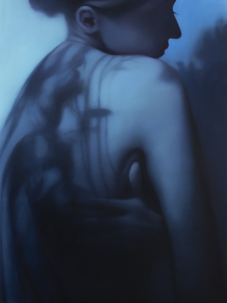 Patricia Heel The Source Of Shadow 2024 Olja Canvas 80 X 60 Cm Liten