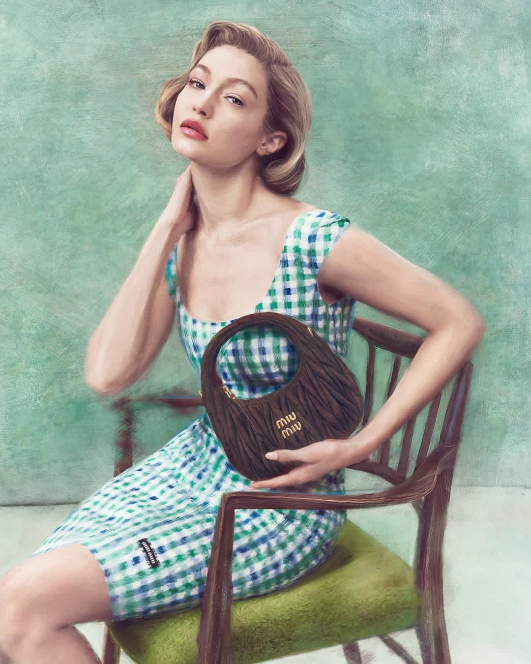 Senaste Miu Miu-kampanjen med Gigi Haddid2