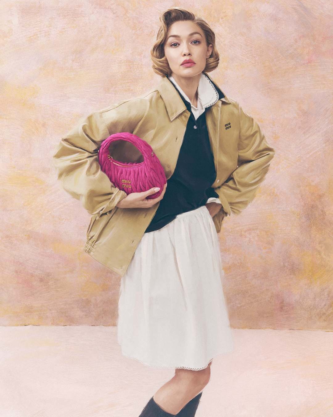 Senaste Miu Miu-kampanjen med Gigi Haddid3