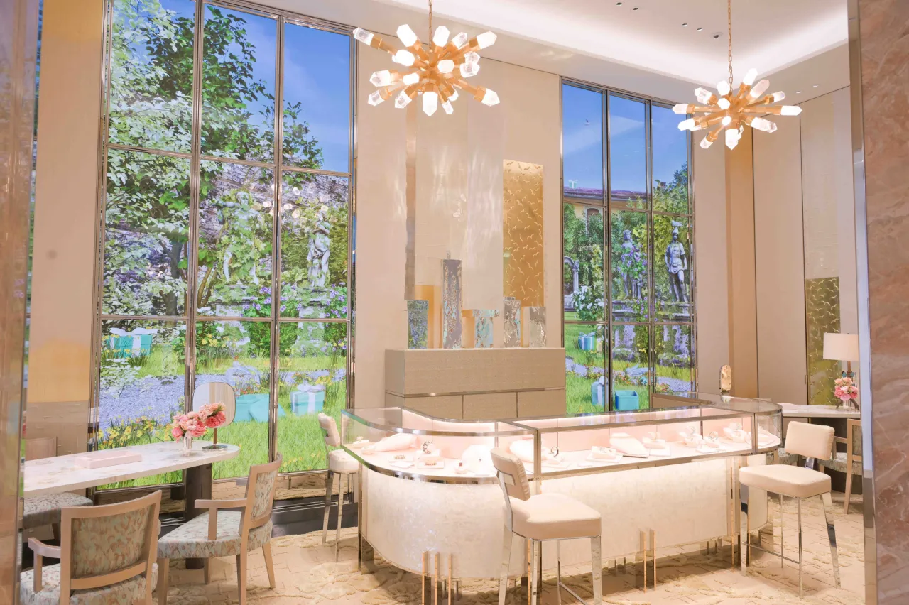 Tiffany-butiken i Milano