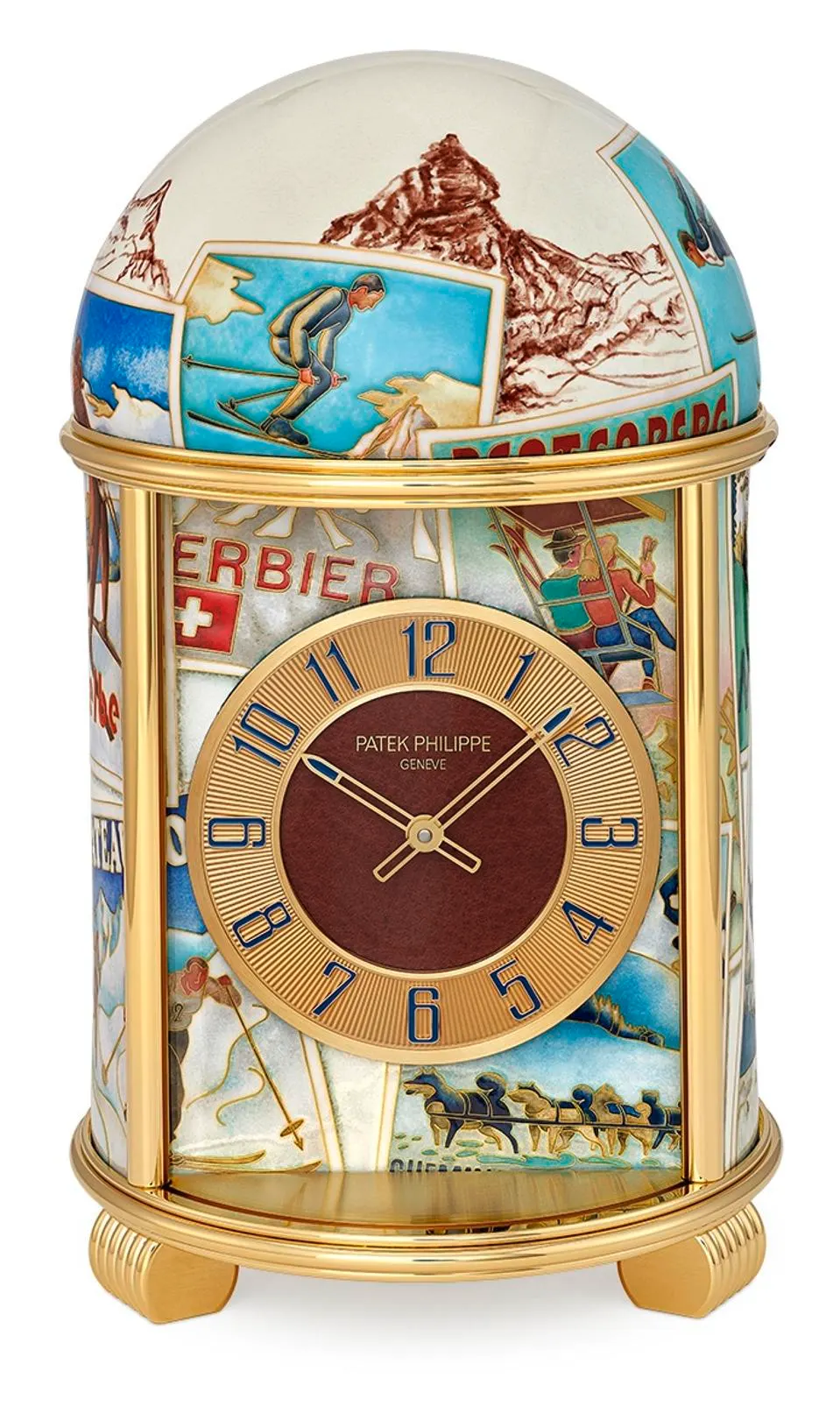 Unika föremål från Patek Philippe, Skidåkning förr i tiden