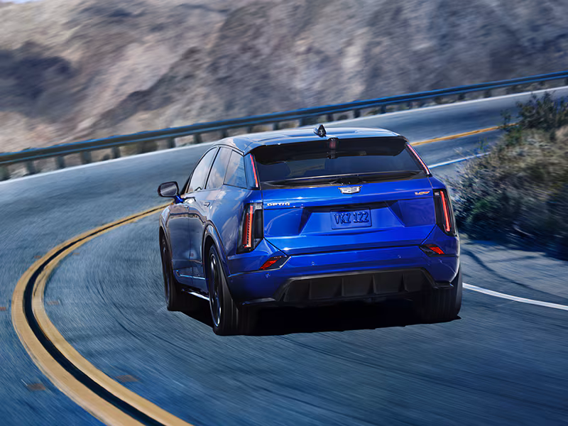 Cadillac Optiq V 2026 Elektrisk lyx med 519 km under huven