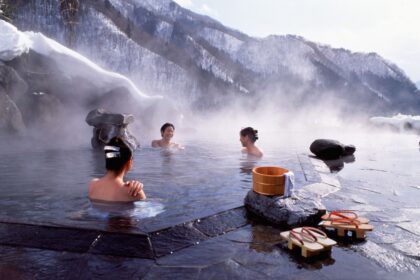 Onsen på vintern