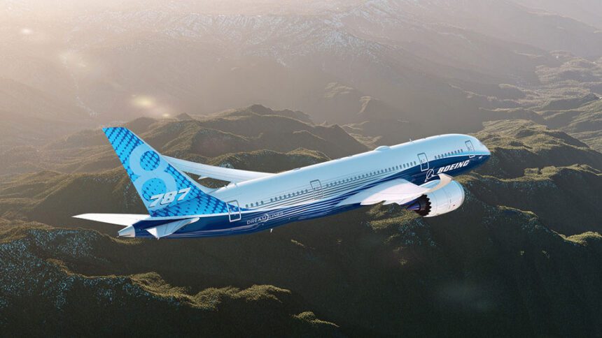 Boeing 787 Dreamliner En Symbol För Lyx Bland Molnen