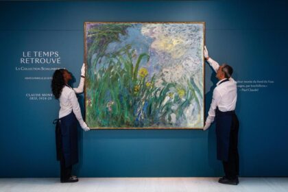 Irisar av Claude Monet. Auktion av Jeanne Schlumbergers samling i Paris